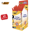 BIC CRISTAL MEDIUM BALL POINT PEN RED - BOX OF 50 - 1 to 5 Packs