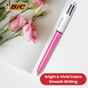 Bic 4 Colour Pack of 3 - 1 Shine Blue + 1 Shine Silver + 1 Shine Pink