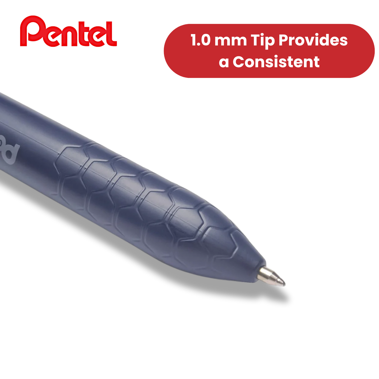 Pentel iZee 4 Colours Retractable Ballpoint Pens, Standard - Single Pen