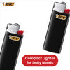 BIC J25 Mini Lighter - Assorted Colour long-lasting lighters, Up to 1,450 Lights Lighter for Smoking