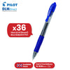 Pilot G2 10 Broad Blue Ballpoint - Retractable Pen, 0.6mm Refillable Biro for Kids