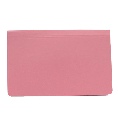Exacompta Guildhall Pink Full Flap Pocket Wallet - Heavyweight Manilla Document Folder, Pack of 25