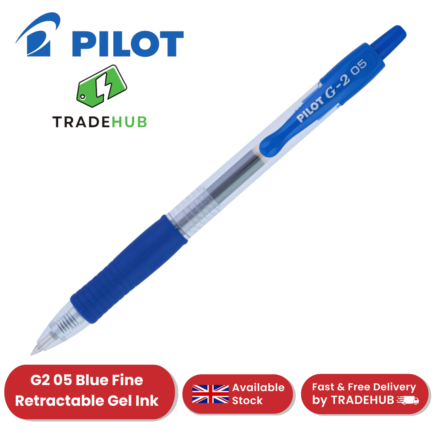 Pilot G2 05 Fine Point Blue Single Pen to Multi Pens for Office, School & Home