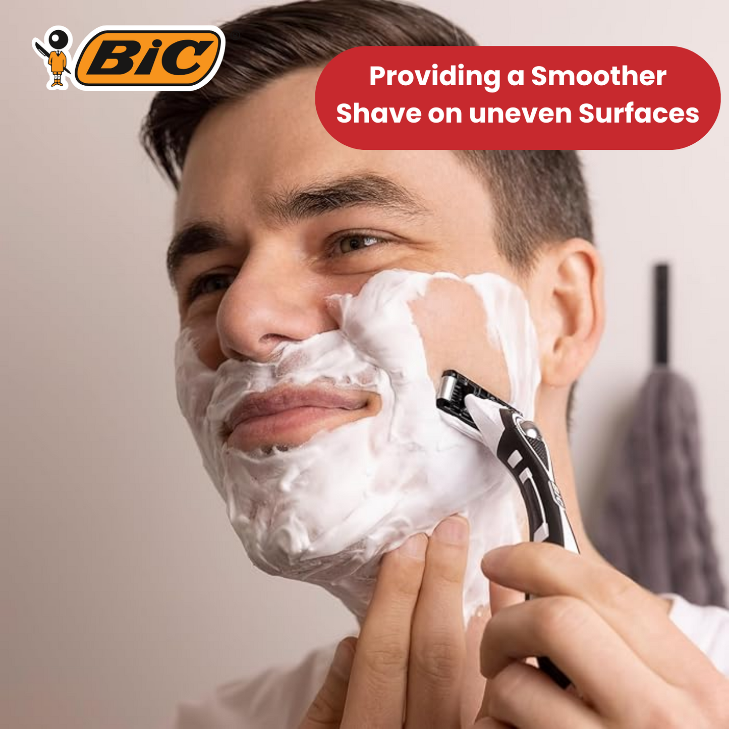 BIC Flex 5 Hybrid Men's Razor Refills  - Box of 4 Cartridges