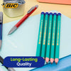 BIC Evolution Original, Erasable HB Graphite Pencils with Eraser - Pack of 8