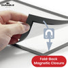 Durable Magnetic Frame 2 Pcs Metal Display Holders, Black A3 Wall Mount Holders for Posters