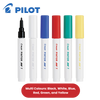 Pilot Pintor Fine 6-Color Set - Black, White, Blue, Red, Green, Yellow Markers
