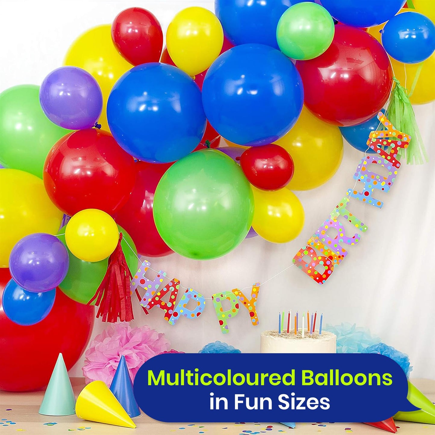 Balloon Garland Kit with Foil 40 Birthday Badge for Celebration Display Decor