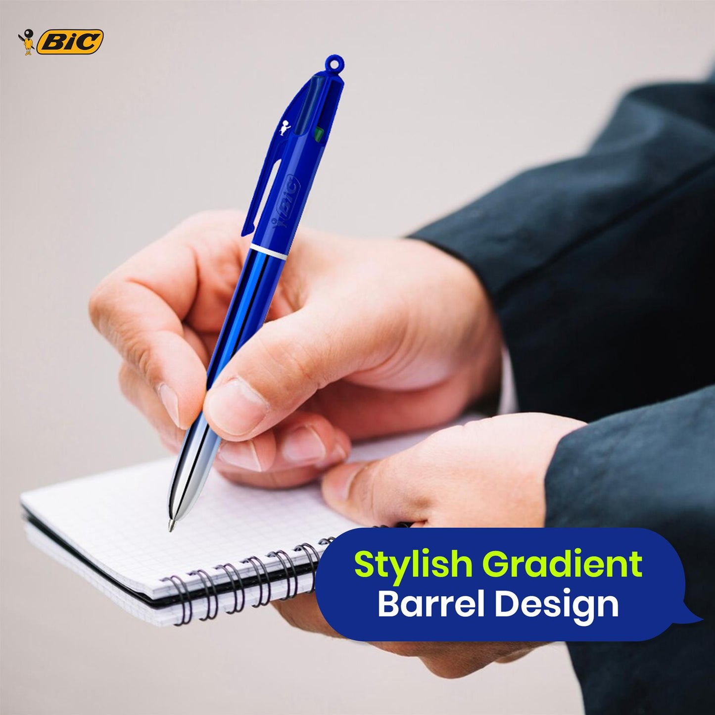 Bic 4 Colour Smooth Gradient  - Pack of 6