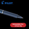 Pilot FriXion Clicker Erasable Gel Rollerball Multiple Pens 0.7mm Tip - Blue