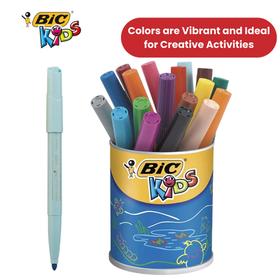 BIC Kids Visacolor XL Coloring Pens Assorted - Pack of 8