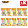 BIC Marking Highlighter Grip Collection Multi Colours Office & School Pack of 12