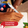Bic 4 Colour Shine - Christmas Blister 1 Gold, 1 Silver, and 1 Red Pen