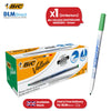 BiC Velleda 1721 Green Dry-Wipe Whiteboard Markers for Bold, Clean Writing, x24