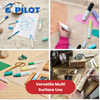 Pilot Pintor Fine 6-Color Set - Black, White, Blue, Red, Green, Yellow Markers
