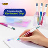 BIC 4 Colours Shine and Gradient Ball Pens Pack of 5 with 1.0mm Tip