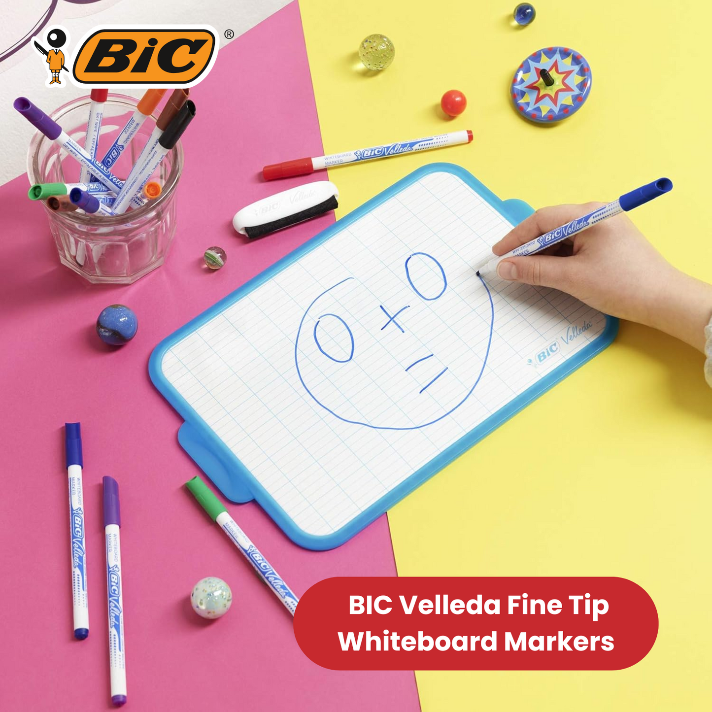 BIC Velleda 1721 Dry-Wipe Whiteboard Markers Blue - Single