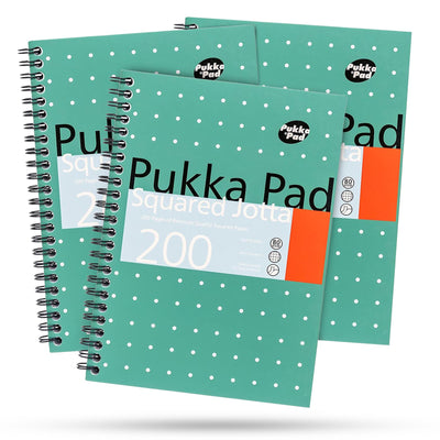 Pukka Pad A5 Metallic Squared - Pack of 3