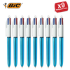 Bic 4 Colour Shine - Blue - Single Pen
