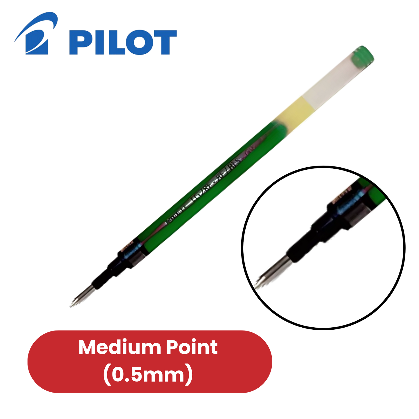 Pilot G2-05 Refill - Green - Single Refill - Pack of 2 to 36