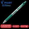 Pilot G-207 Retractable Gel 0.7 mm Medium Point Rollerball Pen - Metallic Green