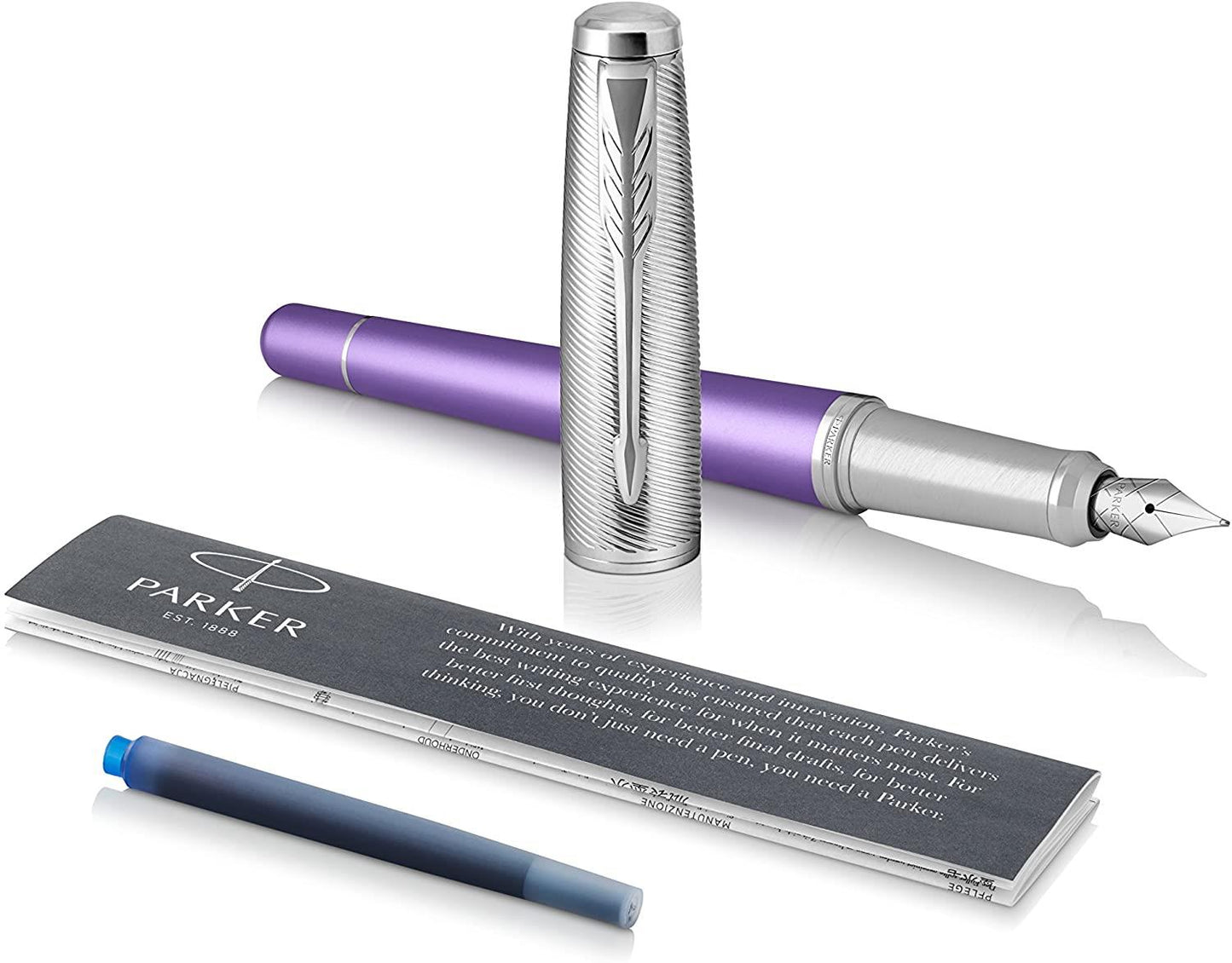 PARKER URBAN PREMIUM VIOLET FOUNTAIN PEN MEDIUM NIB