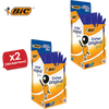 BIC CRISTAL FINE BALL POINT PEN BLUE - PACK OF 50 - 1 to 5 Packs