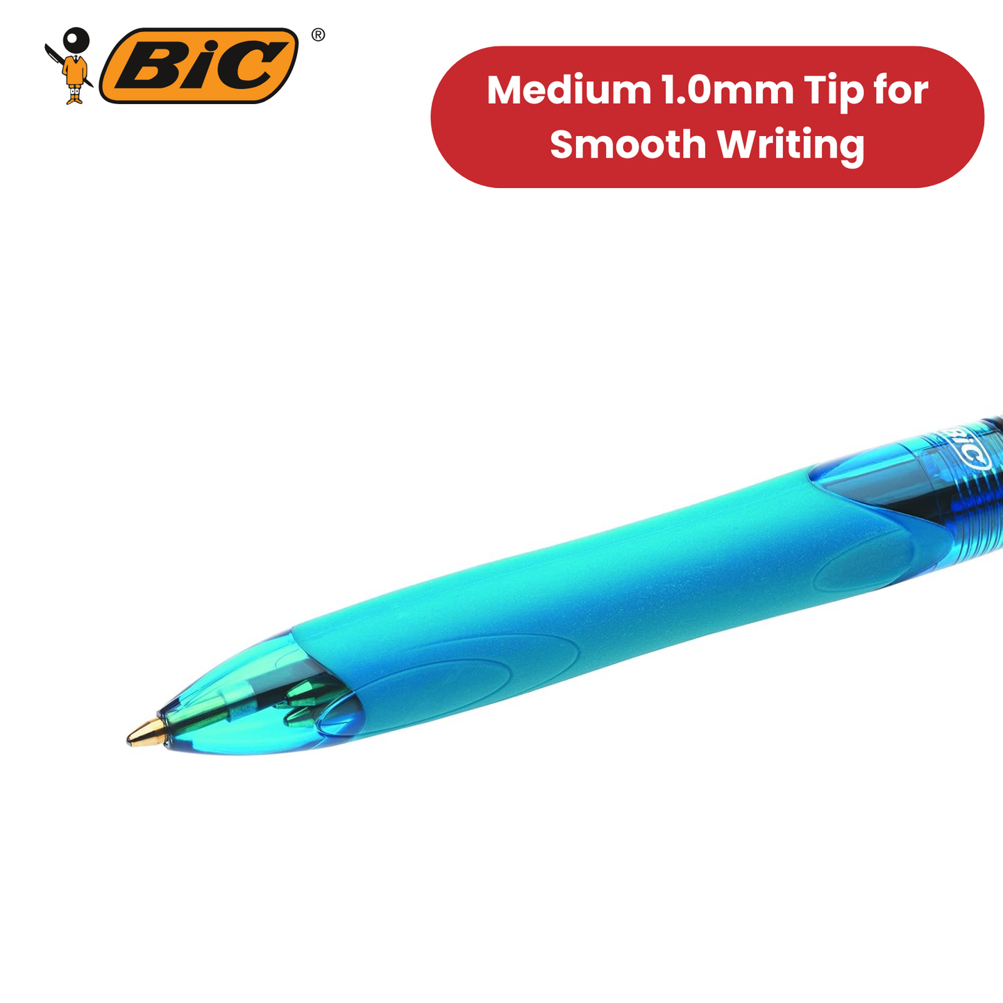 BIC 4 Colours - 1 Extra-Comfort Grip + 1 Pro + 1 Original