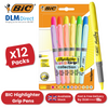 BIC Marking Highlighter Grip Collection Multi Colours Office & School Pack of 12