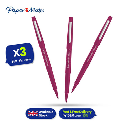 Papermate Flair Original - Magenta - Pack of 3
