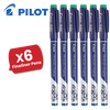 Pilot Frixion Fineliner Felt Pen Erasable Smooth Writing Multi Pens - Green