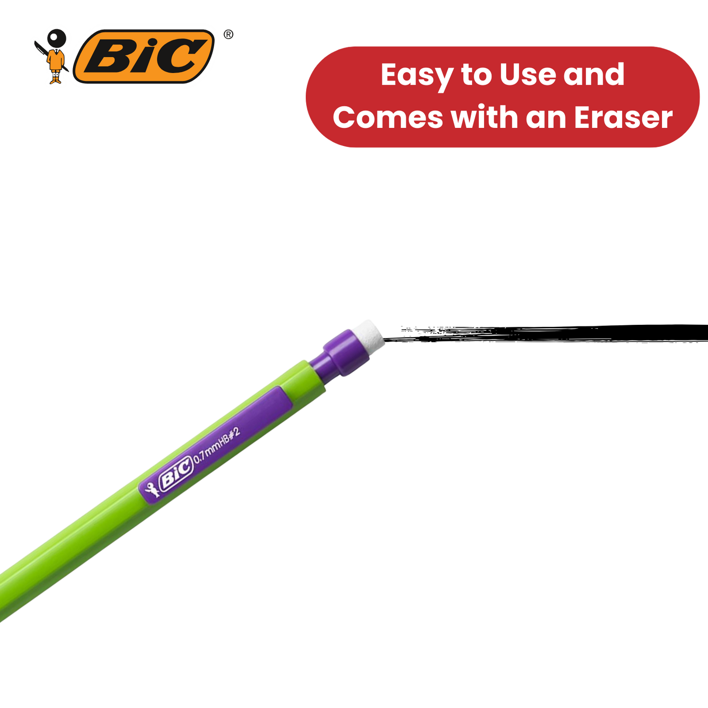 BIC Matic Combo Mechanical Pencils (Value Pack of 8, Plus 2 Free)