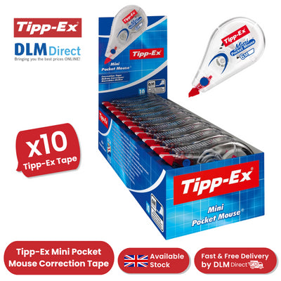 Tipp-Ex Mini Pocket Mouse Correction Roller (Pack of 10)