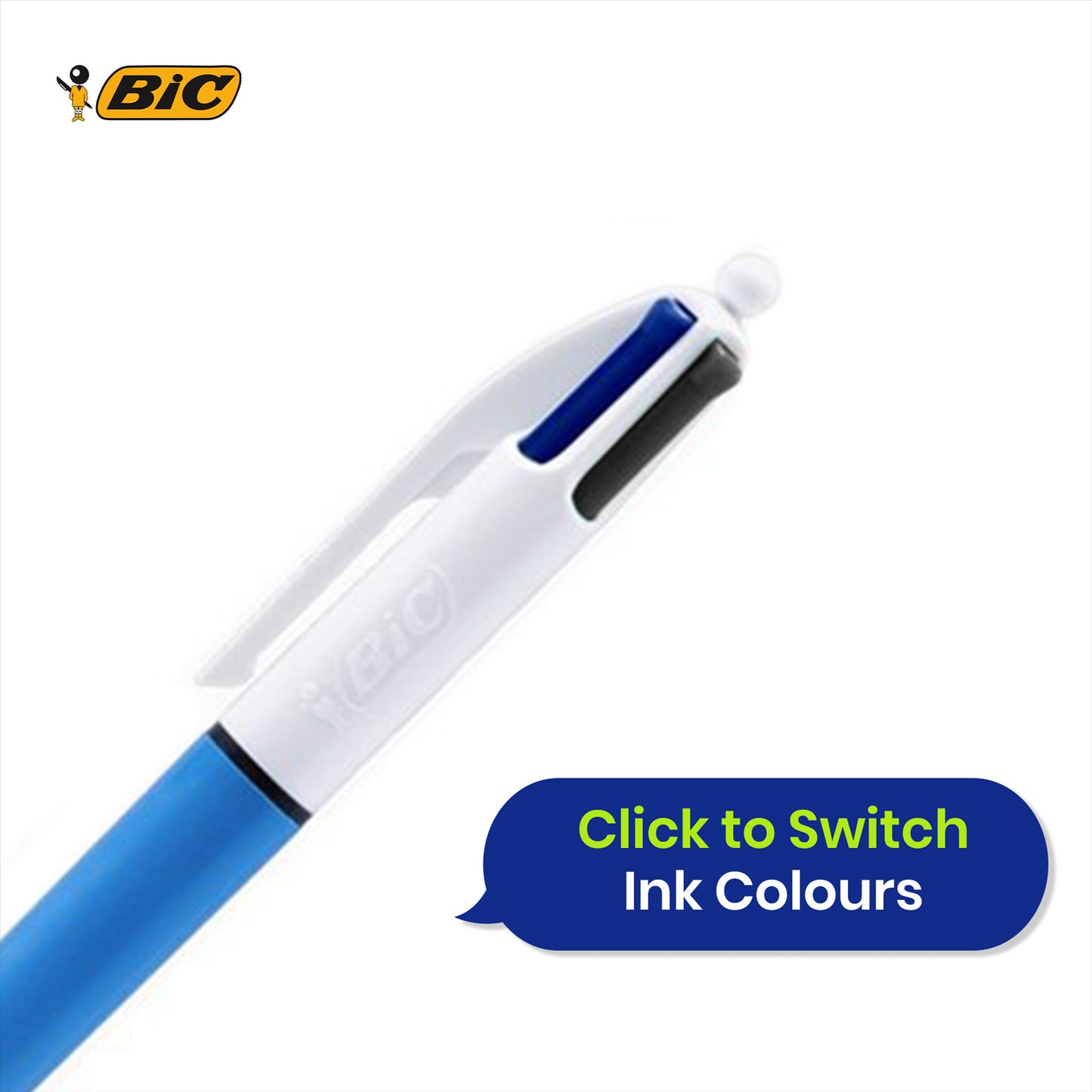 BIC Ballpoint Pen Refills Medium Point Ink Cartridges Biro Refill for Gel Rollerball Fountain Pens for Office School Home