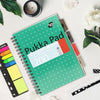 PUKKA WHITE A4 WIREBOUND PROJECT BOOK (RULED/MARGIN) - PACK OF 1