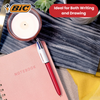 Bic 4 Colour Shine - Red - Pack of 12