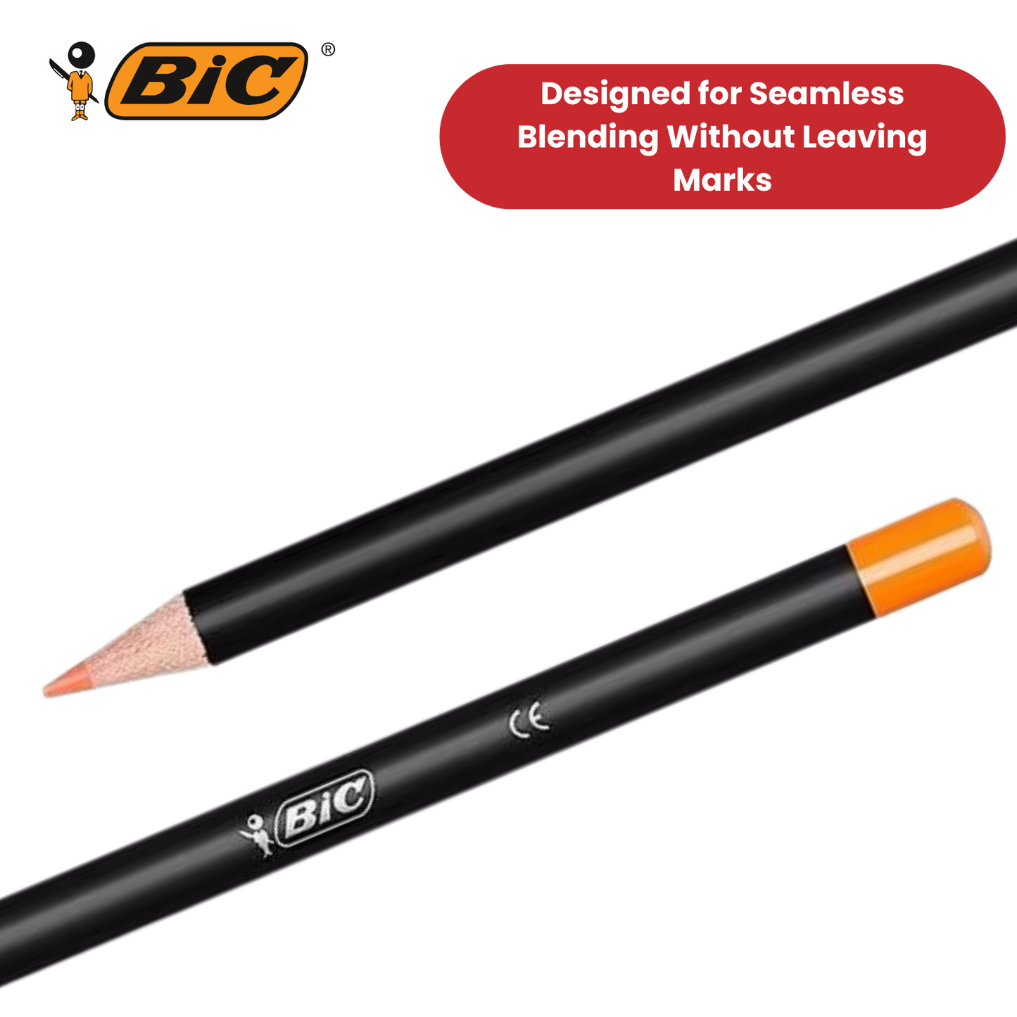 BIC Intensity Colouring Pencils In Premium Cardboard Case Suitable for Adults 24