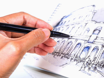 Pentel Sign pen Fibretip Red Pack of 3