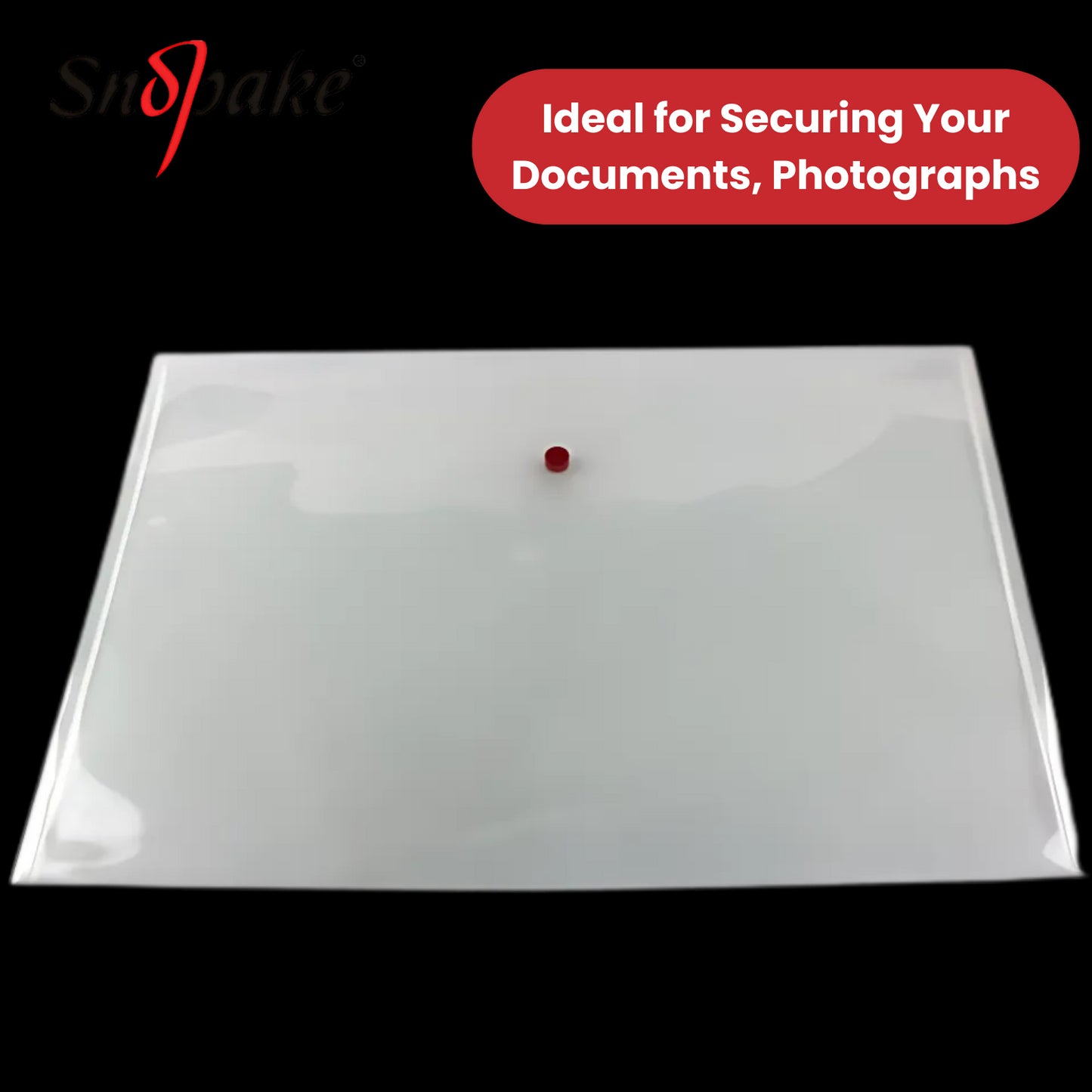 Snopake Polyfile Wallet A3 Clear - Durable Document Storage Solution Pack of 5