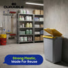 Durable Durabin Hinged Lid - Yellow