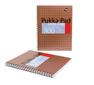 Pukka A4 300 page Metallic jotta - Lined Pack of 3