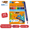 BIC Kids Evolution Triangle ECOlutions Colouring Pencils Assorted - Pack of 12