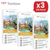 Tombow ABT Dual Brush Pens Pastel Colors Water-Based, Blendable - Pack of 12