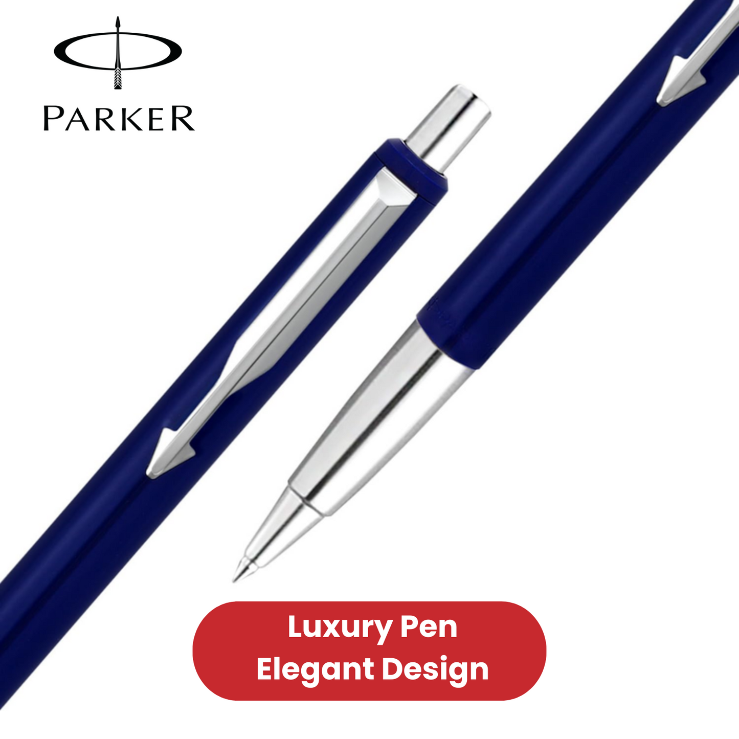 PARKER VECTOR BLUE BALLPOINT MEDIUM NIB BLUE INK - Pack of 1 to 5