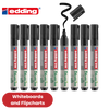 edding 29 Ecoline whiteboard marker - black - box of 10 whiteboard pens - 2-36