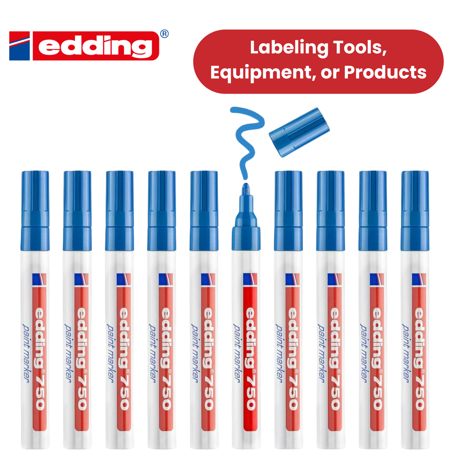 Edding Paintmarker Opaque Blue Single Pen