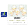 Premium Gold Confetti 12-inch Latex Party Balloons Variation