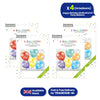 Happy Birthday Balloon - 12 Inch Assorted colour Latex Balloons, Set of 6