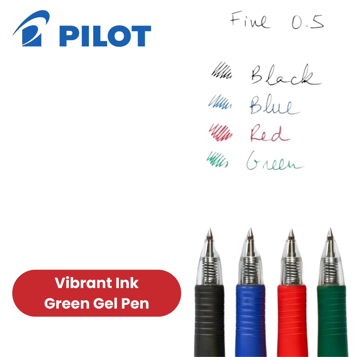 Pilot G2 05 Fine Point Green Single Pen to Multi Pens Office, School & Home Use