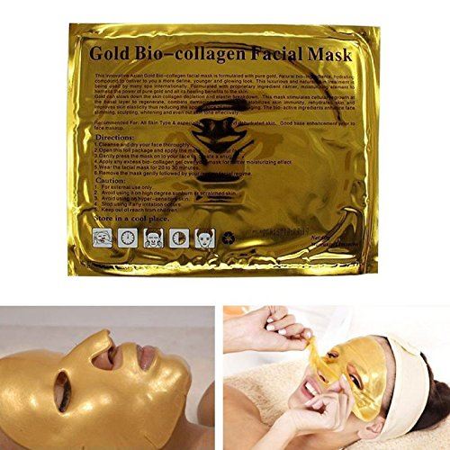 Collagen Face Mask Gold Pack of 3